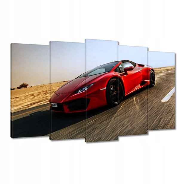 Obrazy 100x60 Červené sportovní auto