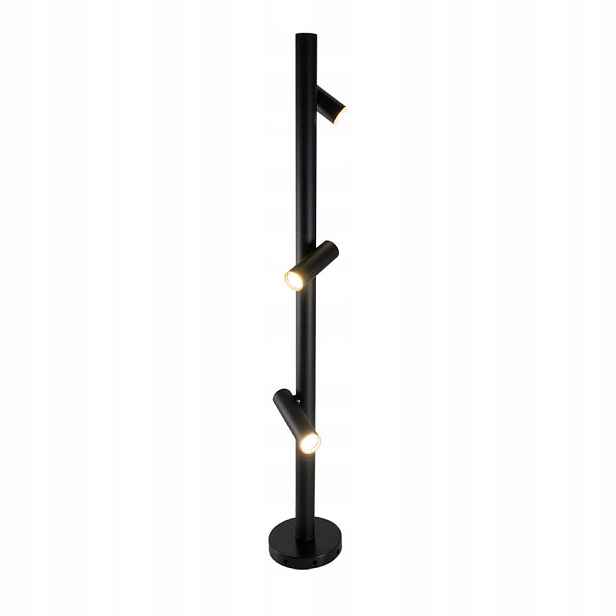 Stojací zahradní lampa s trojitým sloupkem 100 cm, nastavitelné reflektory Shilo