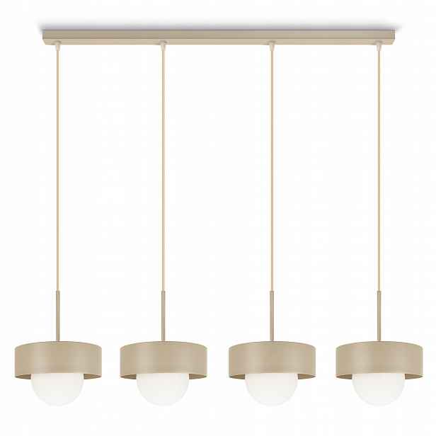 Závěsná stropní lampa Lustr Loft Béžová G9 Skleněné koule Modern Luxolar