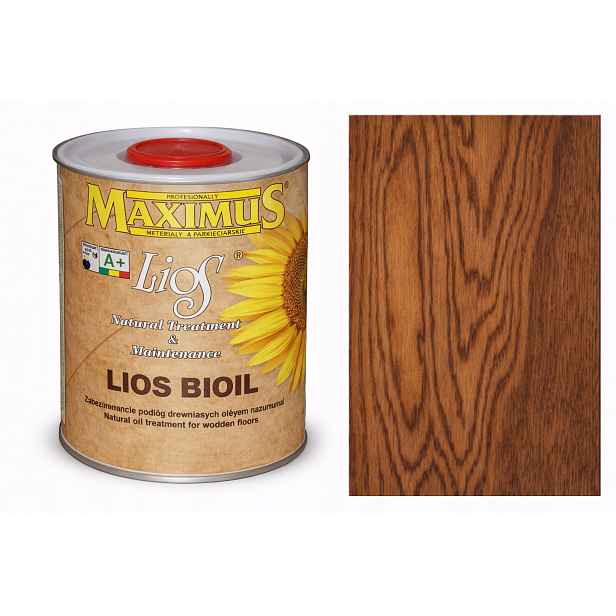 Maximus Lios Bioil Teak Tekový barvicí olej na dřevo 1 l
