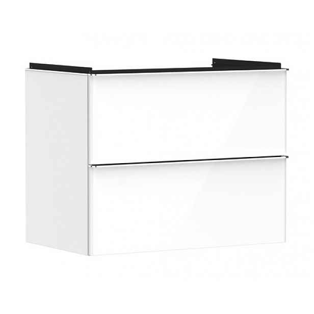 Skříňka pod umyvadlo bez umyvadla Hansgrohe Xelu Q 78x62,5x47,5 cm bílá lesklá 54027000