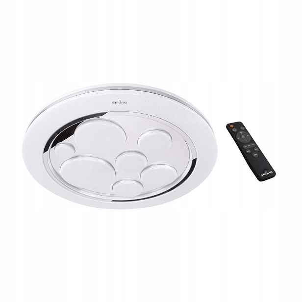 Stropní Svítidlo IP44 Ø49 Cm s dálkovým ovládáním, bílá, Drops Struhm