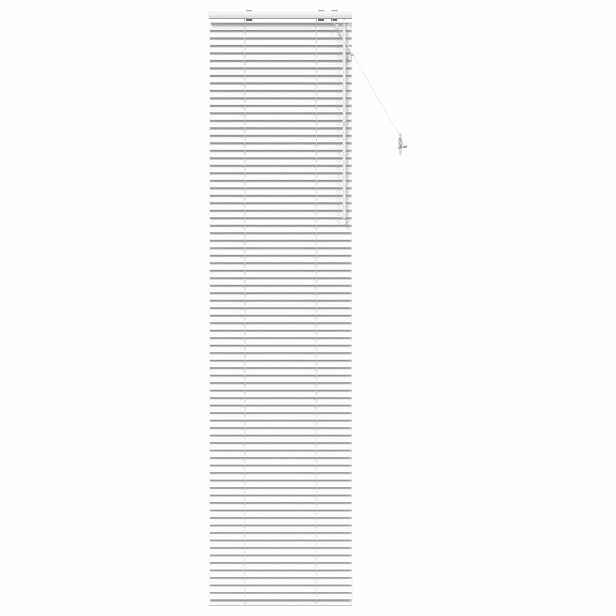 vidaXL Venet školní žaluzie Bílá 65 x 250 cm 35 mm Masivní paulovnie