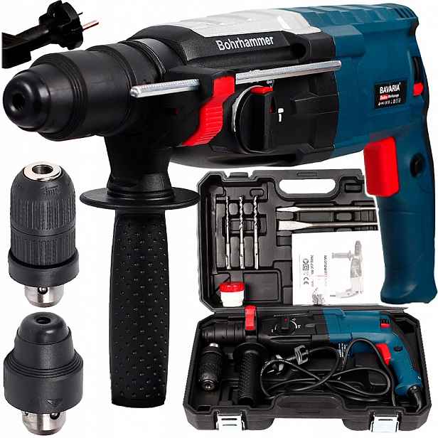 Vrtací Kladivo Příklepová Vrtačka Udar Sds+ 2800W Vrtací Kladivo Sada