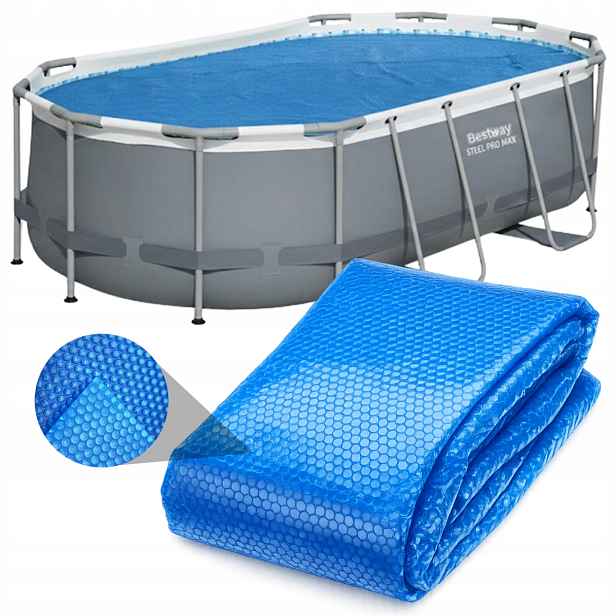 Krycí Plachta Solární folíková podložka Bestway Power Steel 424x250 cm