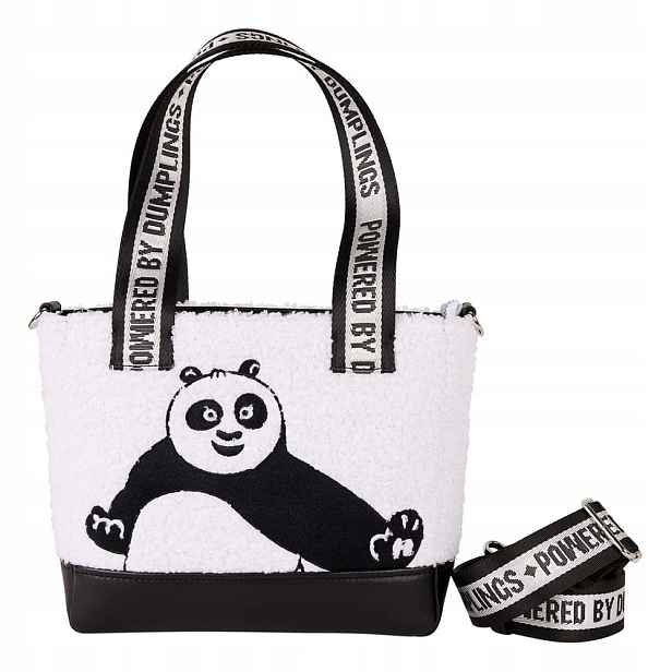 Nákupní taška černobílá s pandou, Kung Fu Panda