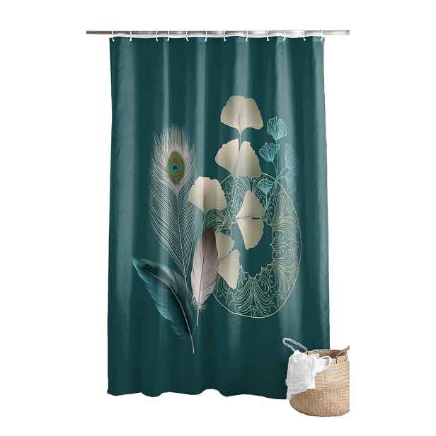 Sprchový závěs 180x200 cm Ginkoblue – douceur d'intérieur