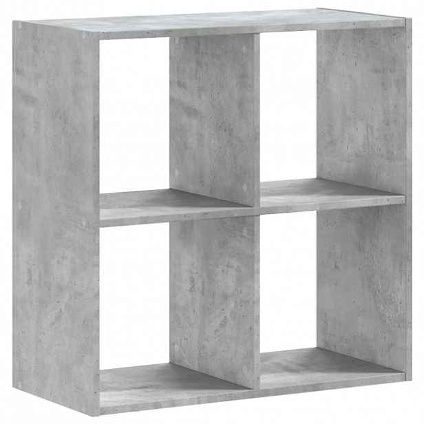 vidaXL Knihovna betonově šedá 68,5 x 32 x 68,5 cm kompozitní dřevo