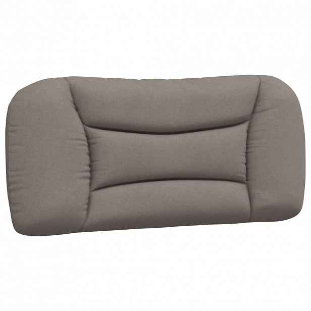 vidaXL Polštář na čelo postele Hvar taupe 90 cm textil