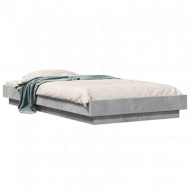 vidaXL Postel na podlaze Betonově šedá 80 x 210 cm Kompozitní dřevo