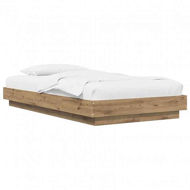 vidaXL Postel na podlaze Dub artisan 80 x 210 cm Kompozitní dřevo