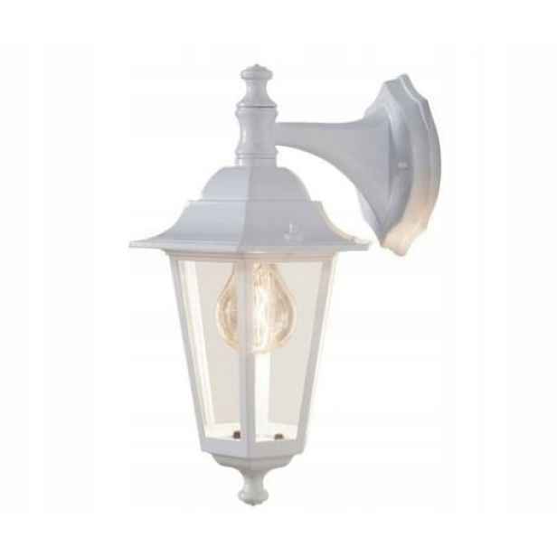 Zahradní nástěnné svítidlo IP33 bílé Lantern 35 cm, spodní část lampy