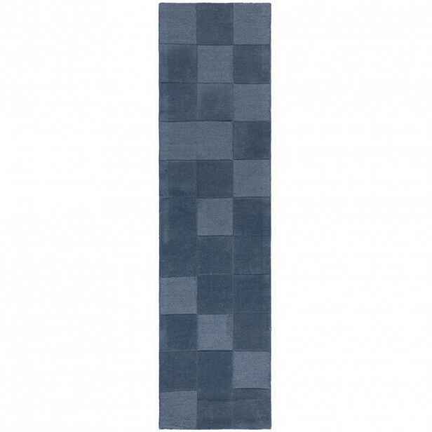 Flair Rugs RUČNĚ TKANÝ KOBEREC, 60/230 cm modrá