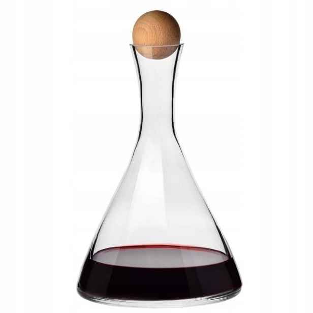 Karafa s korkem na servírování vína Krosno Wine Connoisseur 1L