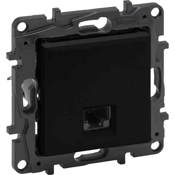 Zásuvka datová Legrand Niloé Step 1× RJ45 černá