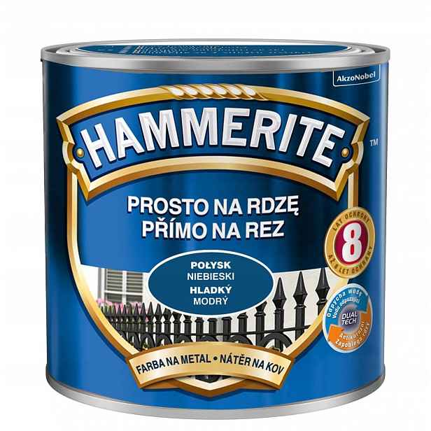 Hammerite Barva na rez 2,5L Modrý Lesk