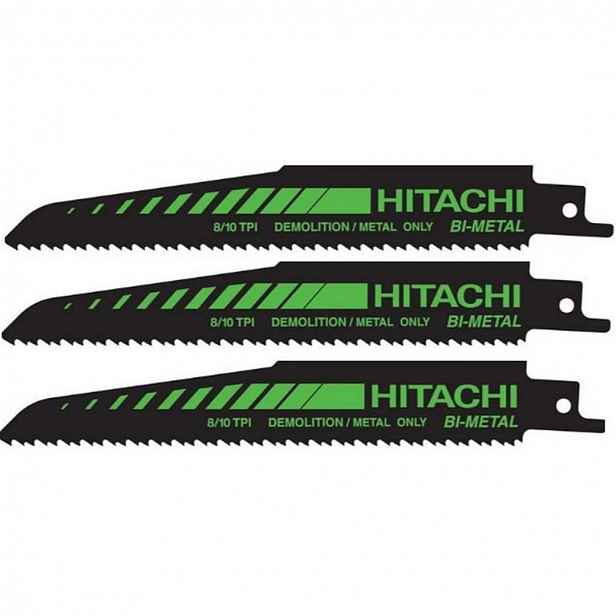 HiKOKI - Sada pilových plátků na kov 8-10 TPI, délka 150 mm, 3 ks 752020