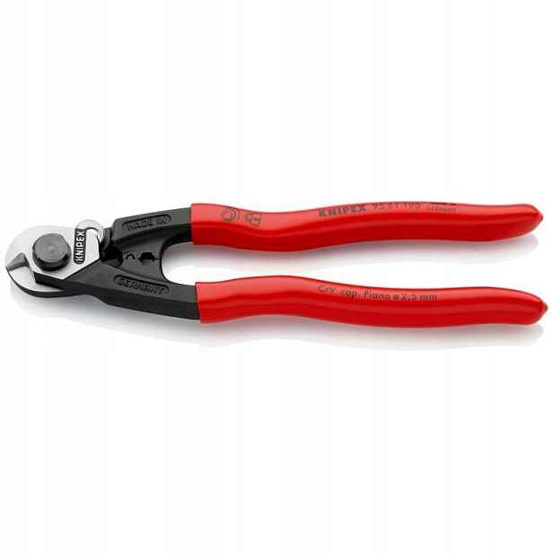 Nůžky Na Ocelová Lana 95 61 190 Knipex