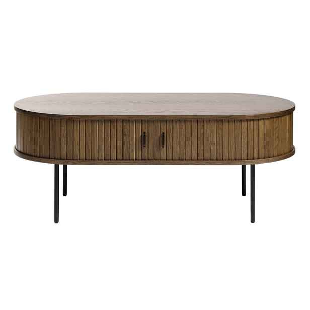 Konferenční stolek v dekoru dubu v přírodní barvě 60x120 cm Nola – Unique Furniture
