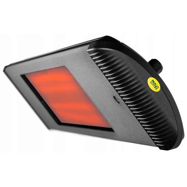 Infračervený zářič Mo-el Aarén 1800W s dálkovým ovládáním Ir-b IP55, certifikovaný