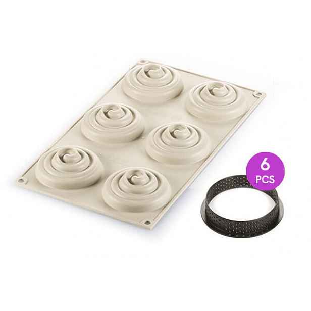 Silikonová forma Mini Tarte Twist Silikomar