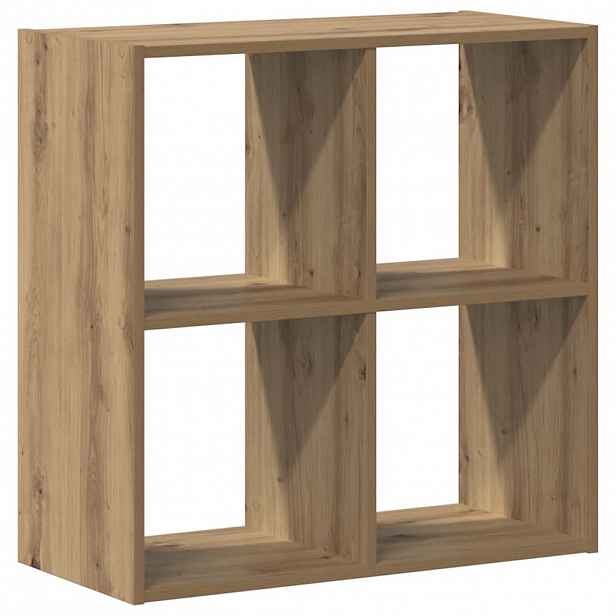 vidaXL Knihovna dub artisan 68,5 x 32 x 68,5 cm kompozitní dřevo
