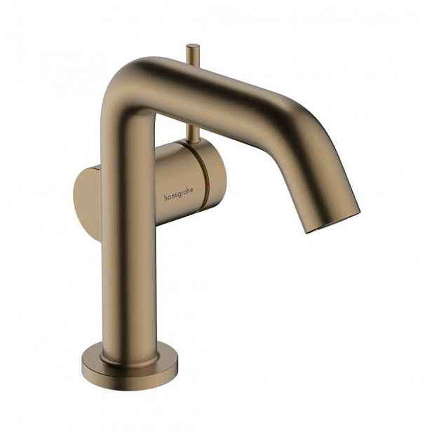 Hansgrohe Tecturis S - Umyvadlová baterie s výpustí Push-Open, CoolStart, EcoSmart, kartáčovaný bronz 73322140