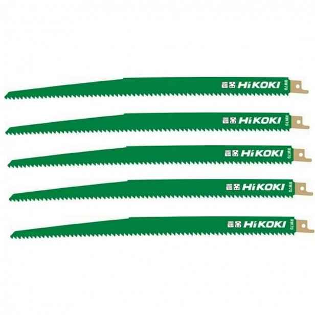 HiKOKI - Sada pilových plátků na dřevo 6 TPI, délka 305 mm, 5 ks 752031