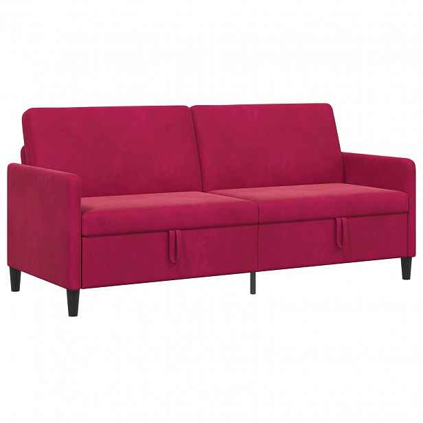 vidaXL Sofa s úložným prostorem Víno Červené 192 x 78 x 87 cm
