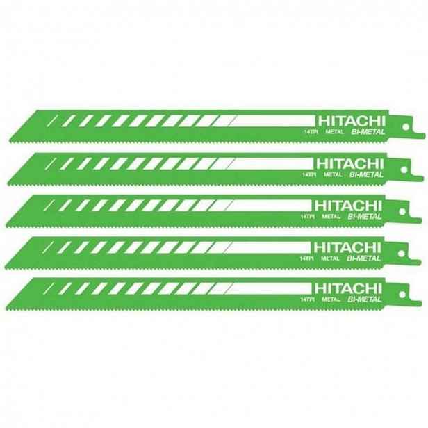 HiKOKI - Sada pilových plátků na kov 14 TPI, délka 225 mm, 5 ks 752017