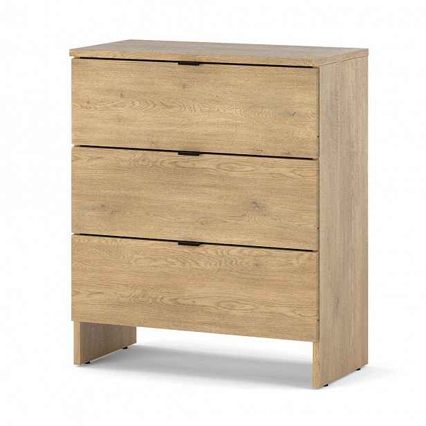 Komoda Se Zásuvkami 60 CM Dub Cremona Prostorná Loftová Skříňka Do Obývacího Pokoje Ložnice