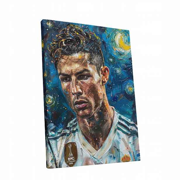 Obraz na plátně Cristiano Ronaldo CR7 do domu, pokoje, obýváku dárek 60x80 cm