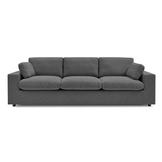 Tmavě šedá pohovka 250 cm Belair – Bobochic Paris