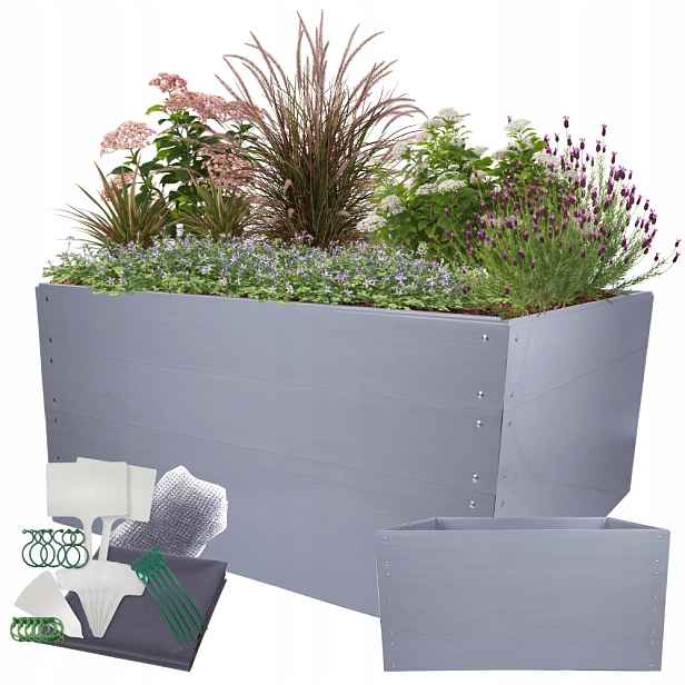 Zeleninová Zahrada z Pvc s vyvýšeným květináčem pařeniště Pvc 80x180x140