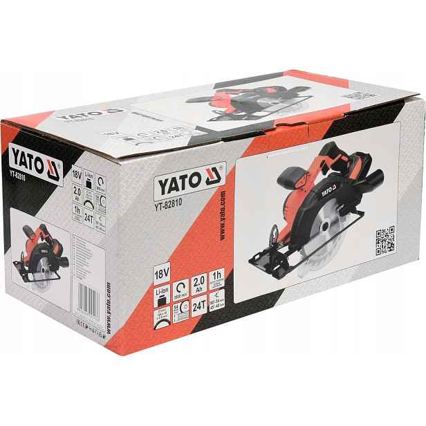 Akumulátorová Kotoučová Pila 165 MM 18 V 2,0 Ah, Sada Yato