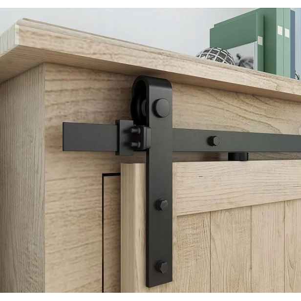 Systém pro posuvné dveře Mini Barn Door Loft 1,22m černý klasický