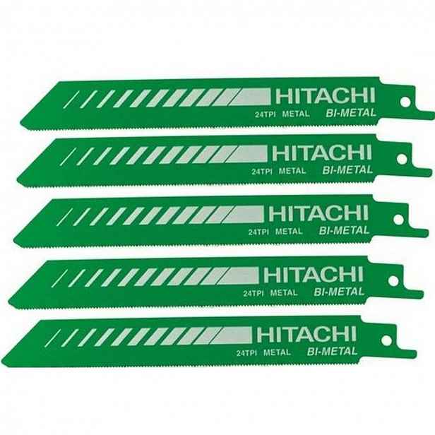 HiKOKI - Sada pilových plátků na kov 24 TPI, délka 150 mm, 5 ks 752012