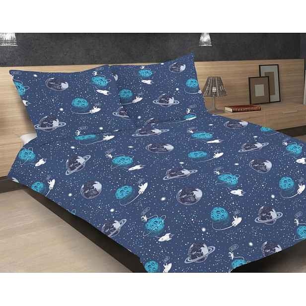 Saténové Povlečení 220x200 Exclusive 52 Cosmos
