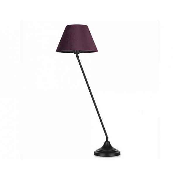 Černo-fialová stolní lampa Markslöjd Garda