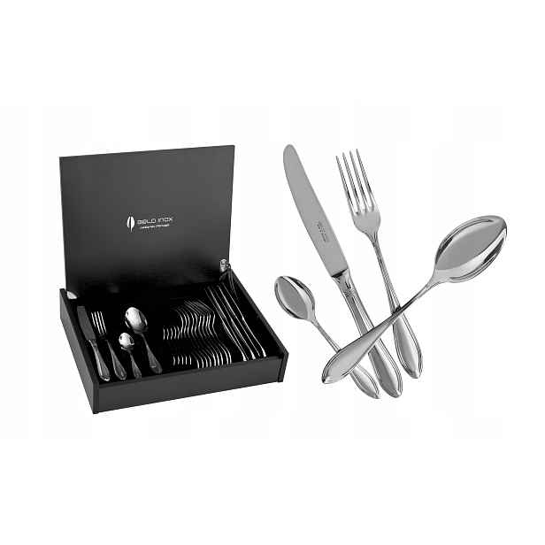 Příbory Tamisa 6/24 v kazetě Belo Inox