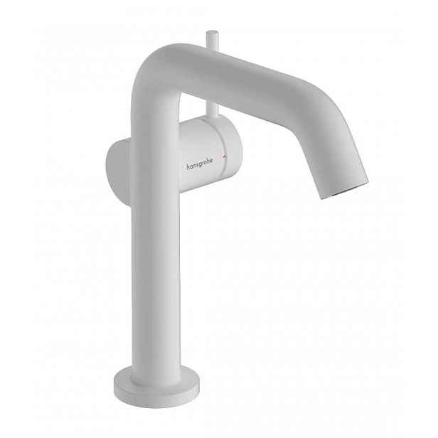 Hansgrohe Tecturis S - Umyvadlová baterie s výpustí Push-Open, CoolStart, EcoSmart, matná bílá 73342700