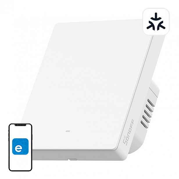 Nástěnný vypínač Sonoff M5-1C-80W Wi-Fi Matter 1kanálový