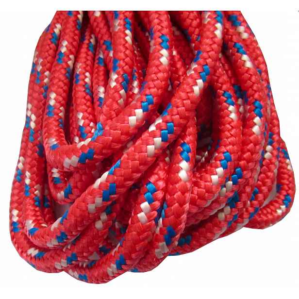 Lano Polypropylenové 14 MM 14 mb Červené