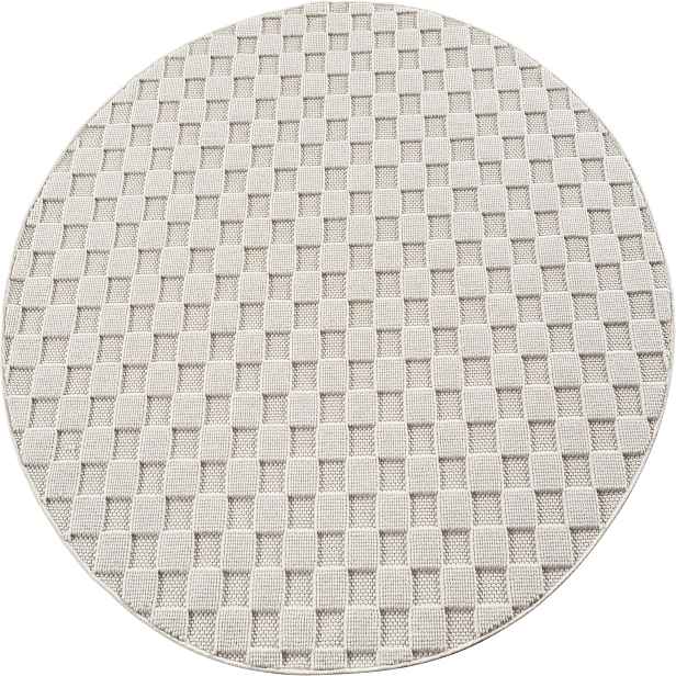 Kusový koberec Helix 2203 cream kruh, 200x200, bílá, chodba / předsíň, Ayyildiz