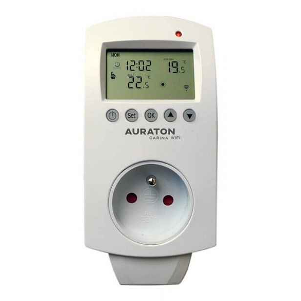 Termostat zásuvkový Auraton Carina WiFi