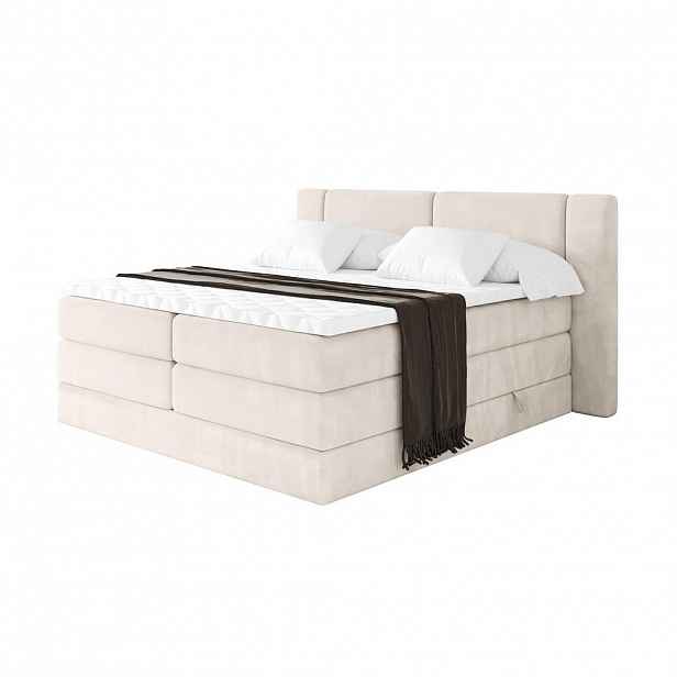 ALTDECOR POSTEL boxspring s matracemi H3/H4 - EVON KING - 160x200 cm Béžová