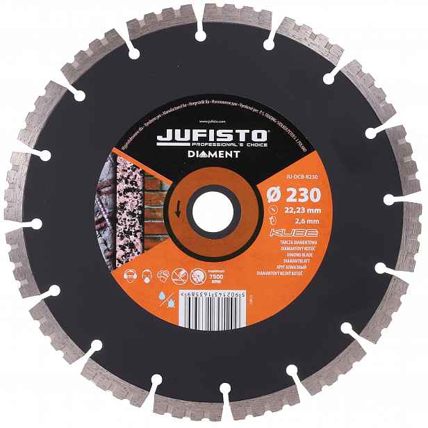Diamantový Kotouč 230x22,2 Řezání Betonu Segment
