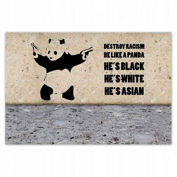 Fototapety 200x135 Banksy Panda