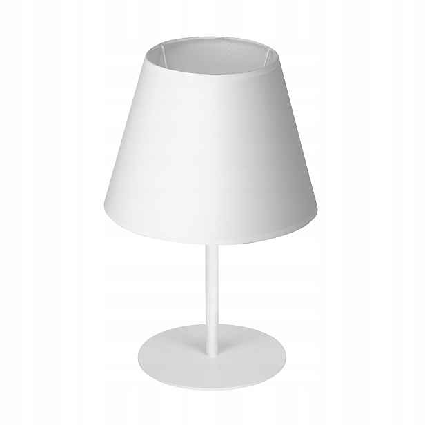 Luminex Stolní lampa Arden Bílá Mat 33 cm E27 15 W Abažurová kuželová