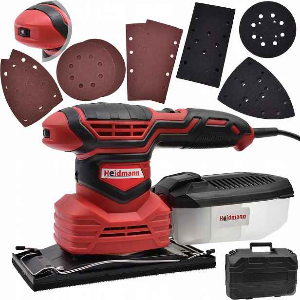 Excentrická bruska oscilační 3v1 1200W Heidmann H00439